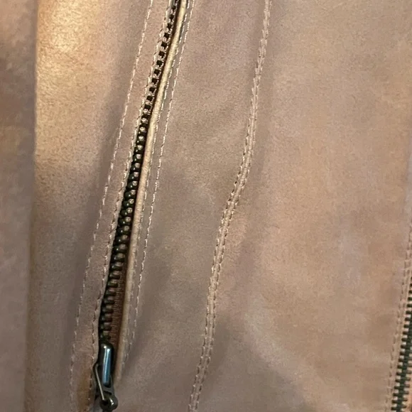 Wilson Leather Maxima Soft Pink Leather Jacket Sz S Women - Picture 6 of 10